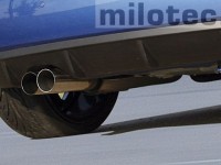 Skoda Σπορ σύστημα εξάτμισης 2x76mm