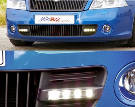 Φώτα ημέρας Skoda Octavia II RS