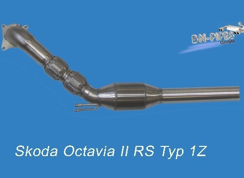 Εξάτμιση με Kat 70mm Skoda Octavia II
