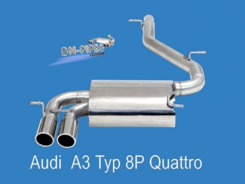 Εξάτμιση Audi A3 2.0 TFSI Quattro type 8P